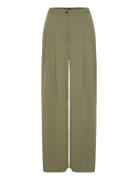 Str Matte Jersey-Ful-Ple Bottoms Trousers Wide Leg Khaki Green Lauren ...