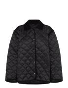 Over D Quilted Liner Jacket Tikkitakki Blue Weekday