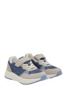 Shoes W. Velcro Matalavartiset Sneakerit Tennarit Blue Color Kids