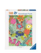 Flower Jungle 500P Toys Puzzles And Games Puzzles Classic Puzzles Mult...