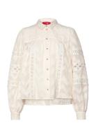 Luciacras Shirt Tops Shirts Long-sleeved Cream Cras