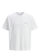 Jormarrakesh Back Tee Ss Crew Neck Tops T-shirts Short-sleeved White J...