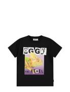 Riley Tops T-shirts Short-sleeved Black Molo