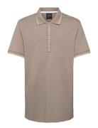 Polo Tops Polos Short-sleeved Beige Armani Exchange