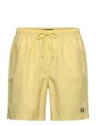 Classic Swimshort Uimashortsit Yellow Fred Perry
