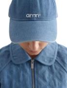 Small Logo Cap Sport Headwear Caps Blue Aim´n