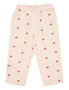 Twill Heart Pants Bottoms Trousers Pink Copenhagen Colors