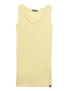 Studios Lightweight Racer Vest Tops T-shirts & Tops Sleeveless Yellow ...
