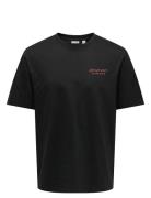 Onsspritz Italy Rlx Ss Tee Tops T-shirts Short-sleeved Black ONLY & SO...