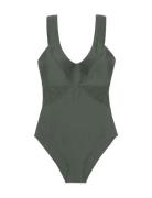 Saint Tropez Shaping Swimsuit Uimapuku Uima-asut Green Dorina