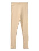 Rib Leggings Bottoms Leggings Yellow Wheat