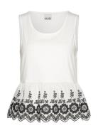 Ihmalui To Tops T-shirts & Tops Sleeveless White ICHI