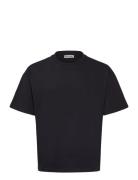 Great Boxy Heavyweight T-Shirt Tops T-shirts Short-sleeved Navy Weekda...