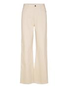 Msennie Wide Leg Jeans Bottoms Jeans Wide Cream Minus