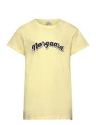 Single Organic Tuvina Tee Tops T-shirts Short-sleeved Yellow Mads Nørg...