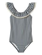 Swimsuit Doris Uimapuku Uima-asut Blue Wheat