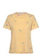 Nusuis T-Shirt - Gots Tops T-shirts & Tops Short-sleeved Yellow Nümph