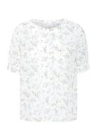 Byfalva Blouse - Tops T-shirts & Tops Short-sleeved White B.young