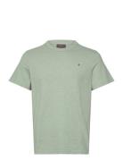 Watson Slub Tee Designers T-shirts Short-sleeved Green Morris