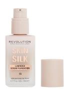 Revolution Makeup Skin Silk Serum Foundation F3 Meikkivoide Meikki Rev...