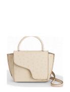 Montalcino Linen Printed Ostrich Bags Small Shoulder Bags-crossbody Ba...