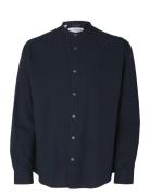 Slhregsun Shirt Ls Band Tops Shirts Casual Black Selected Homme
