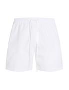 Medium Drawstring Uimashortsit White Calvin Klein