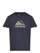 Funtime T-Shirt Sport T-shirts Short-sleeved Navy Viking
