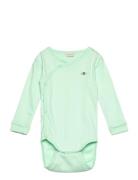 Shield Ls Body Bodies Long-sleeved Green GANT
