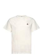 Sdpei Tops T-shirts Short-sleeved Cream Solid