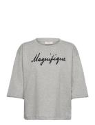 Fqkassy-Pullover Tops T-shirts & Tops Long-sleeved Grey FREE/QUENT