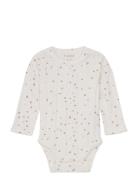 Body Ls Pointelle Bodies Long-sleeved White Fixoni