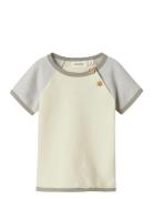 Nbmnunan Ss Loose Top Lil Tops T-shirts Short-sleeved Grey Lil'Atelier