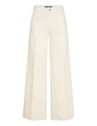 High-Waisted Wide-Leg Jeans Bottoms Jeans Wide Cream Mango