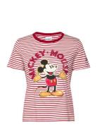 Mickey Mouse Tops T-shirts & Tops Short-sleeved Red Desigual