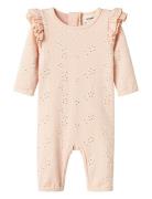 Nbffelice Ls Uv Long Swimsuit Lil Pitkähihainen Body Pink Lil'Atelier
