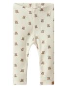 Nbngavo Elf Slim Legging Lil Bottoms Leggings Cream Lil'Atelier