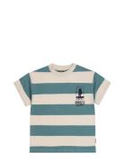 Tnd Biscarrosse Tops T-shirts Short-sleeved Blue TUMBLE 'N DRY