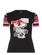 Minnie Tops T-shirts & Tops Short-sleeved Black Desigual