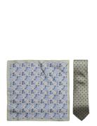Tie & Pocket Square Solmio Kravatti Green Amanda Christensen