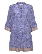 Soholl Short Dress Ss Lyhyt Mekko Blue Lollys Laundry