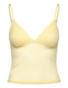Mesh Cami Toppi Yellow Organic Basics