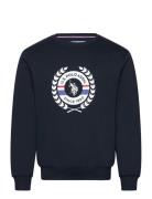Anniv 5 Reg Uspa Uni Sw Tops Sweat-shirts & Hoodies Sweat-shirts Navy ...