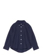 Cotton Linen Bd Ls Shirt Tops Shirts Long-sleeved Shirts Navy GANT