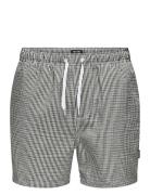 Osjted Stripe Seersucker Swim Acc Uimashortsit Black ONLY & SONS