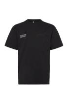 Evan T-Shirt Tops T-shirts Short-sleeved Black Fat Moose