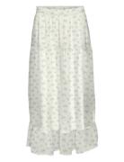 Vmsmilla H/W Ankle Skirt Wvn Ga Pitkä Hame White Vero Moda