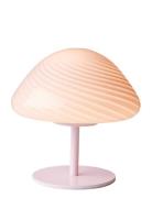 Mini Mush Table Lamp, Glass Head, Metal Base Rose Home Lighting Lamps ...