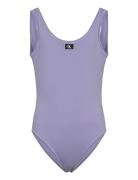 Swimsuit Uimapuku Uima-asut Purple Calvin Klein