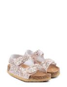 Sandal Glitter Cork Shoes Summer Shoes Sandals Multi/patterned Mikk-li...